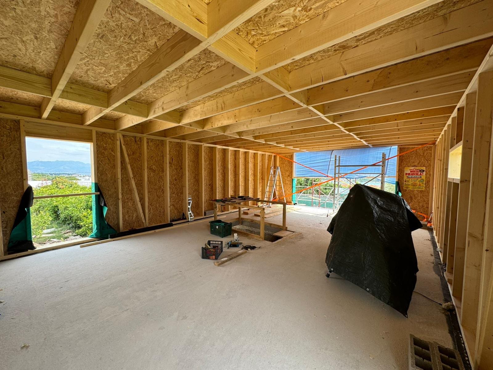 Kuća Lata s atelierom, Trogir — atelier interior